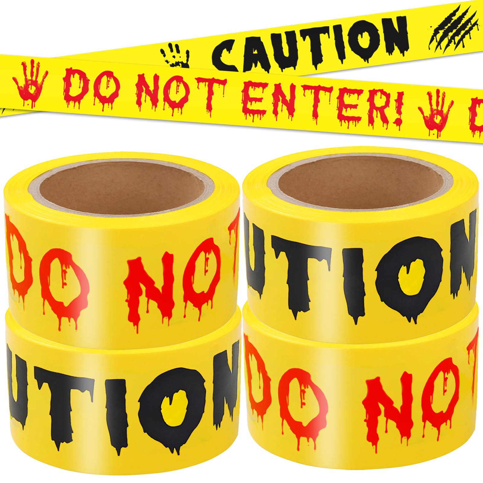 Halloween Do Not Enter Tape - Spooky Decorations -11