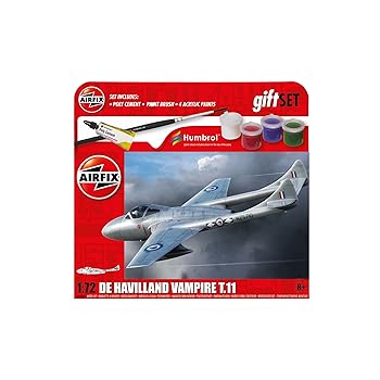 Airfix Hanging Model Aircraft Kits de Havilland Vampire T.11 Building Set