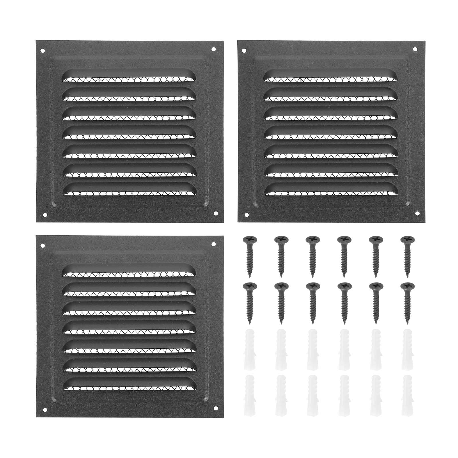 PATIKIL 6x6" Stainless Steel Gable Vent