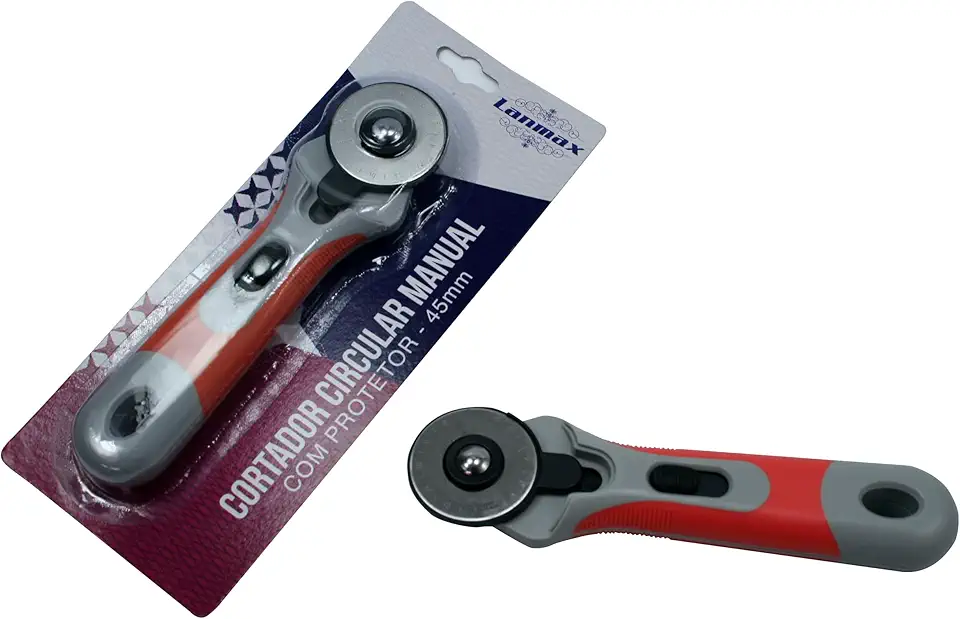 Cortador Circular Manual Tecidos Taiwan Patchwork Scrapbook 45mm