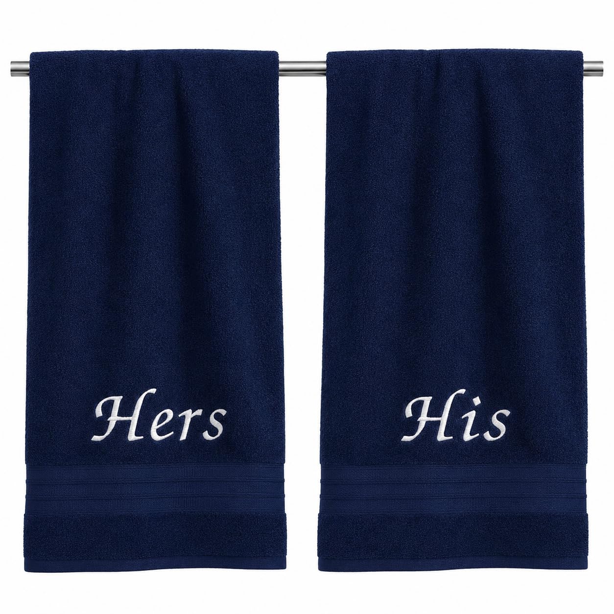 Amazon｜Liberty21 His & Hers 刺繍入りコットンバスタオルセット内容
