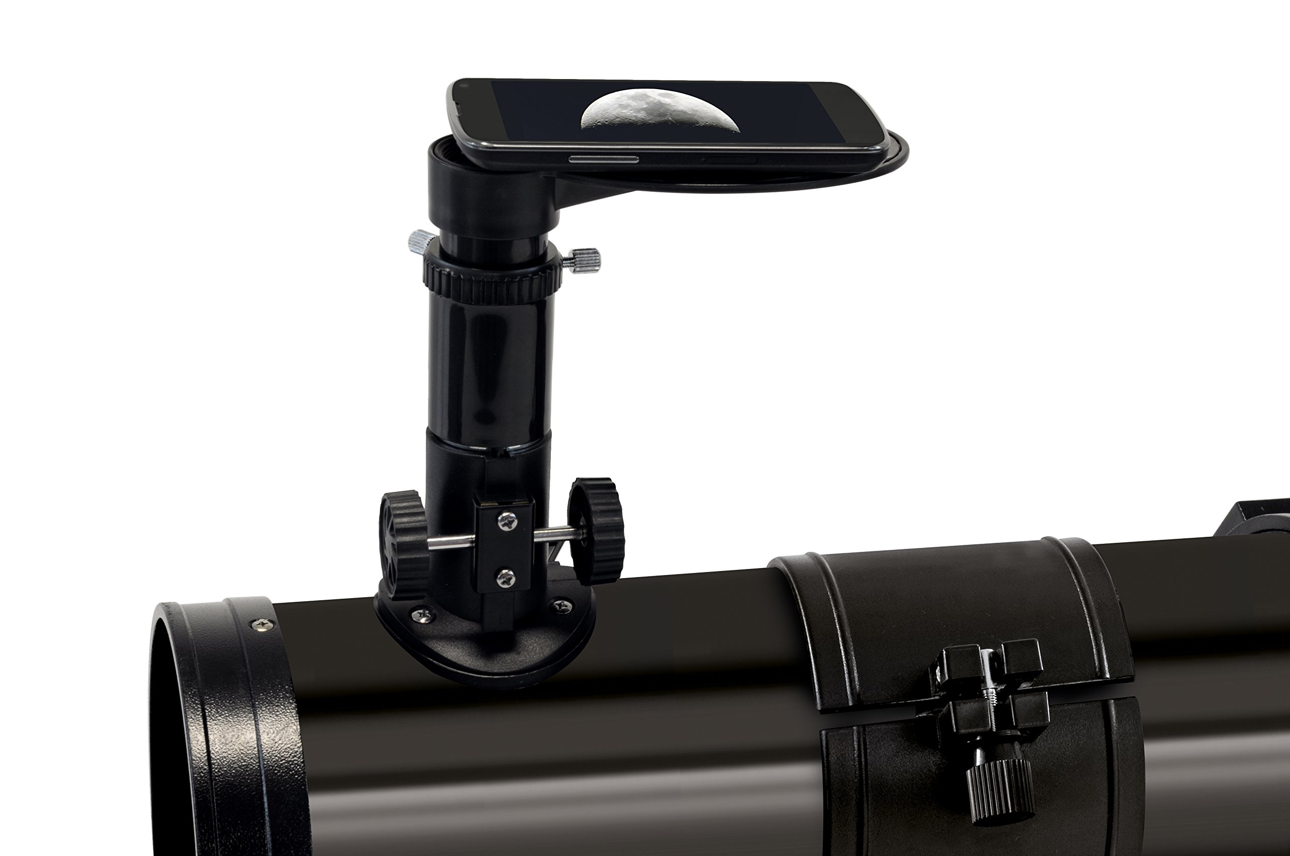 Bresser Telescopio 76/700 Saturn Explorer EQ Espejo telescópico Después de Newton con trípode y Montura y Accesorios