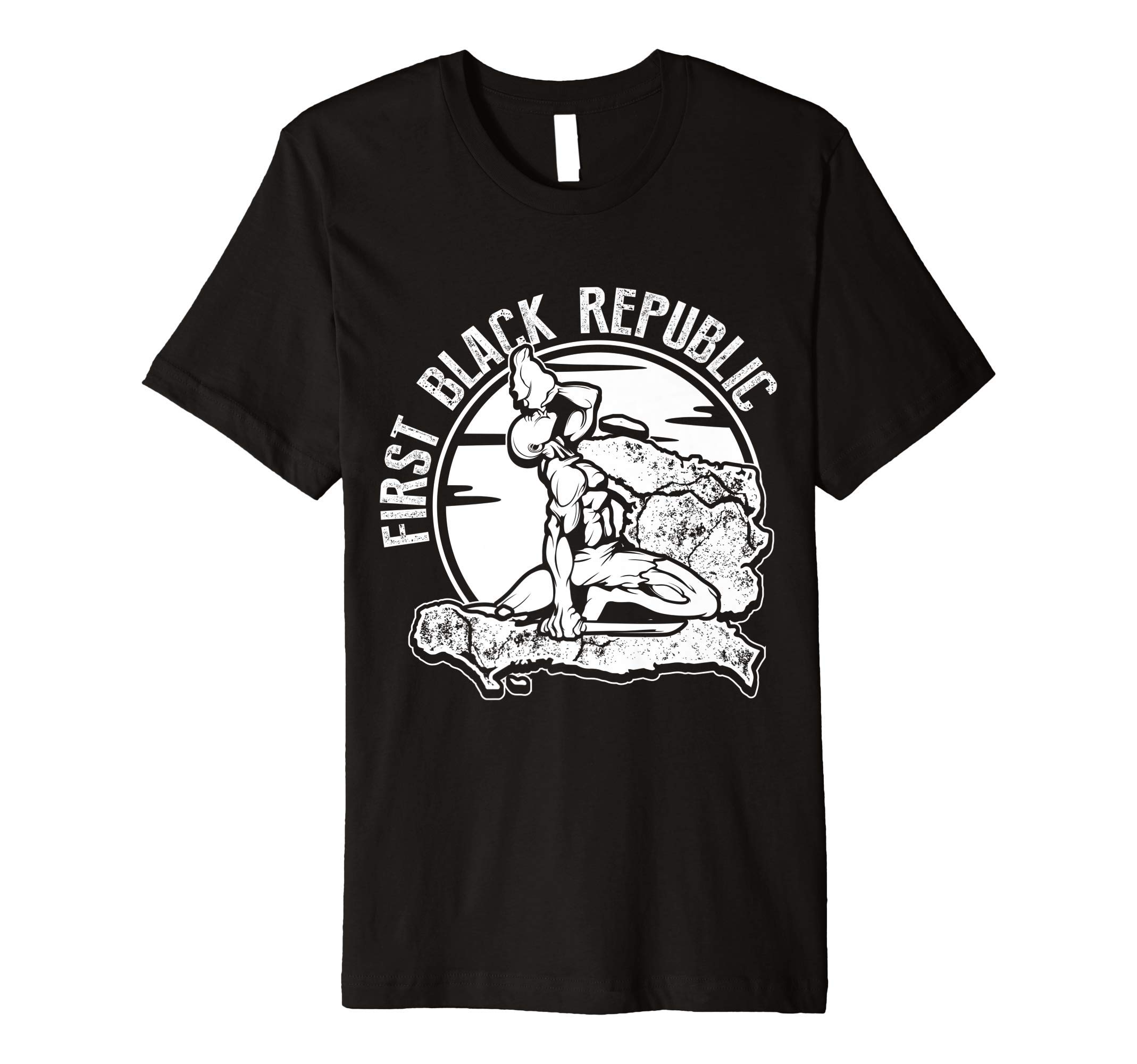 Haiti First Black Nation t shirt map neg maron mawon outfit Premium T-Shirt