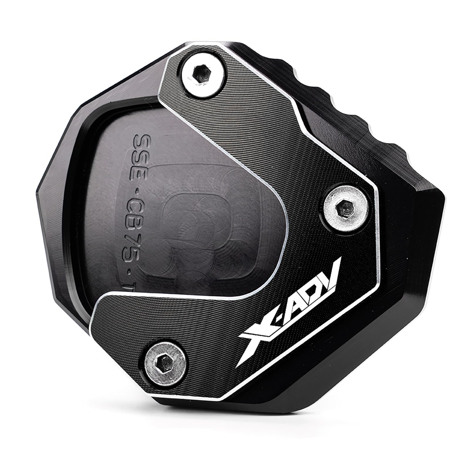 Moto Accessori per X-ADV XADV750 XADV 750 2017 2018 2019 Piastra di Supporto Estensione Laterale Cavalletto X-ADV 750 XADV 750 (Nero, 2017-2019)