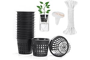 ORIMERC 3" Net Cup For Hydroponics Systems, 12 Pack