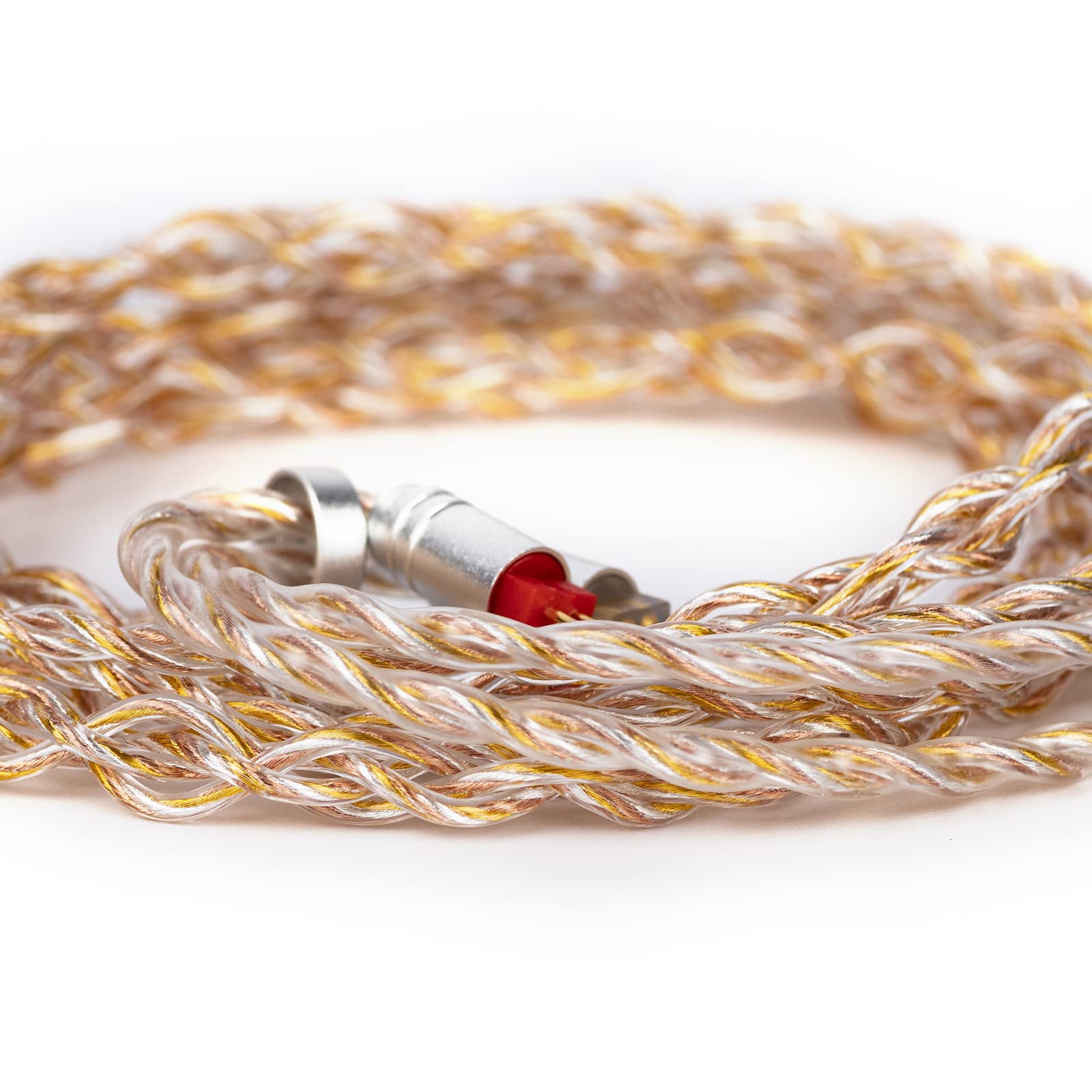 Linsoul Tripowin Petrichor 4 Noyaux 26AWG OCC Cooper+OCC Plaqué Argent +OCC Gold-Plated câble audio hi-fi amélioré avec fiche détachable 3-en-1 2.5mm/3.5mm/4.4mm (0.78 2pin)