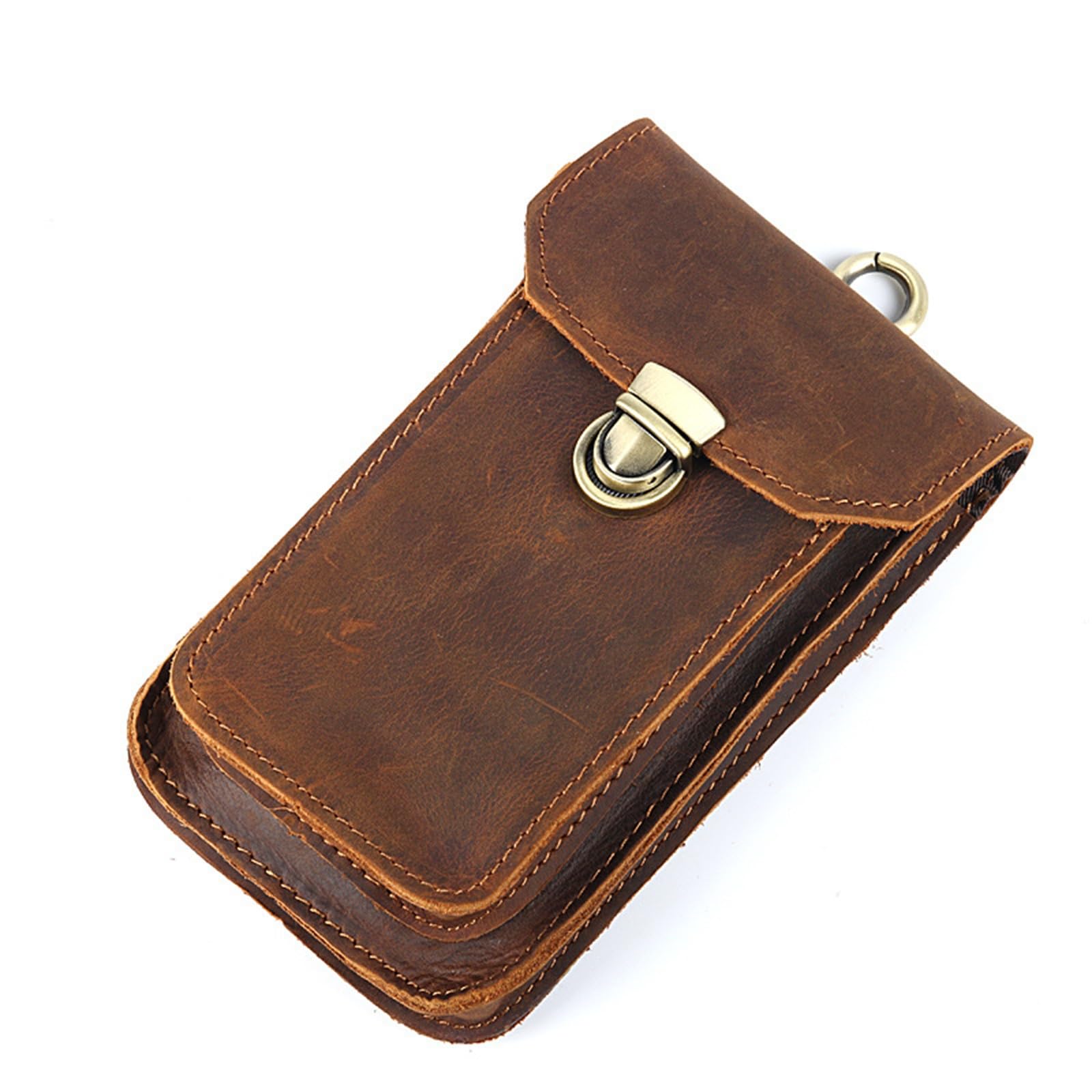 Marsupio per Cellulare Borsa da appendere uomo for cellulare in pelle per L'uso Quotidiano