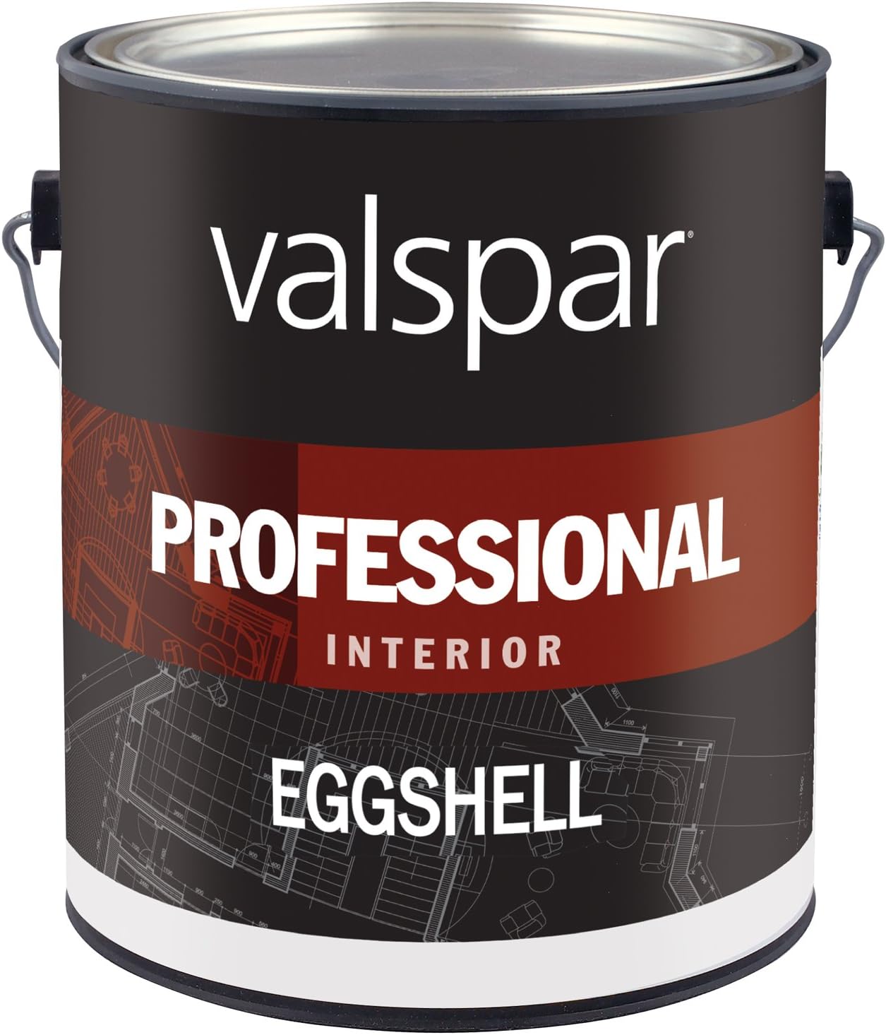 Valspar Paint 11800 Interior High Hide Latex Paint White Eggshell, Gallon