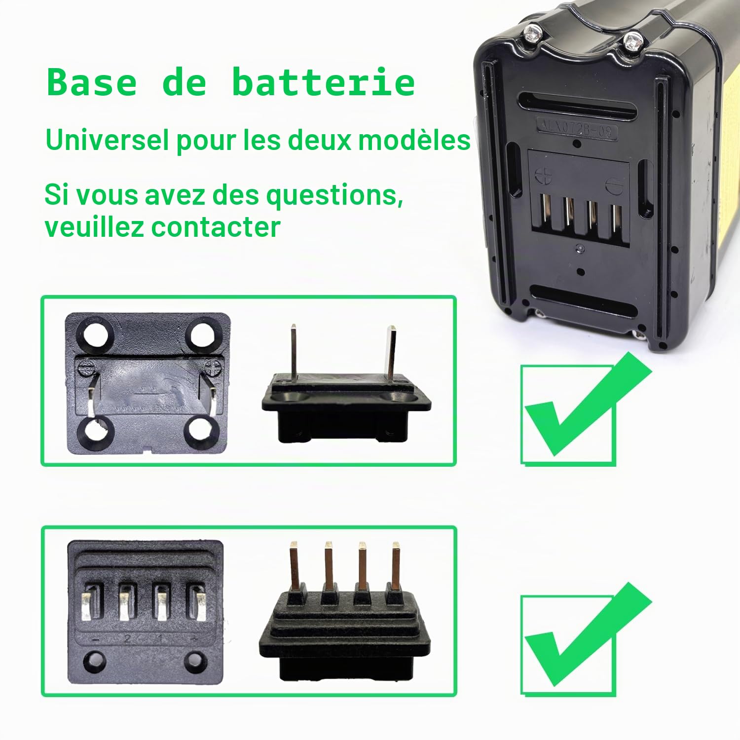 Batteries pour Vélo 36V 15.6AH Batterie Velo Électrique au Lithium-ION Batterie avec Chargeur BMS, pour E-Bike 250W 500W Moteur