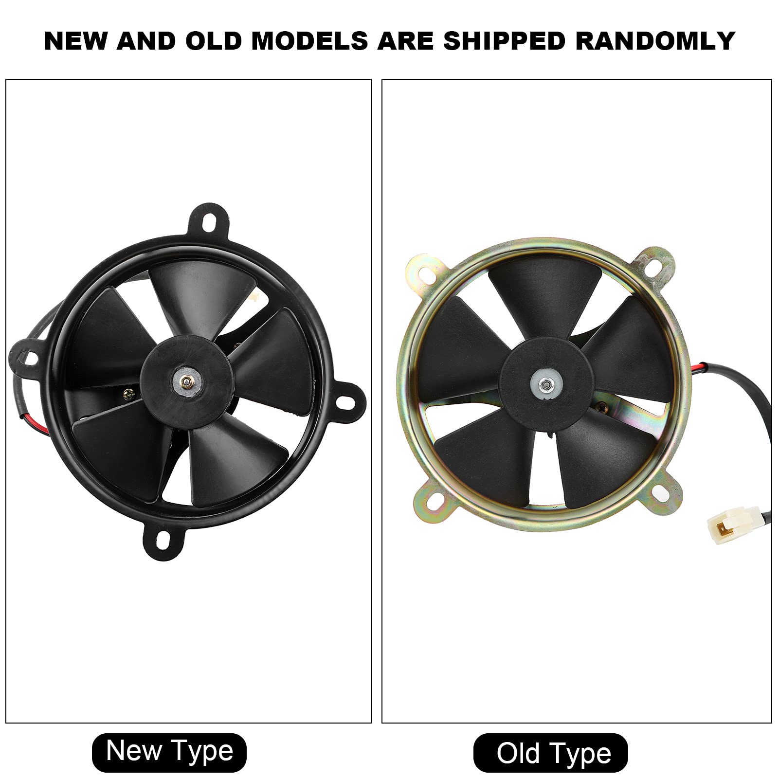 Ventilador de Refrigeración del Radiador, Ventilador de Refrigeración Eléctrico de 12 V para Quad Dirt Bike ATV 150 Cc 200 Cc