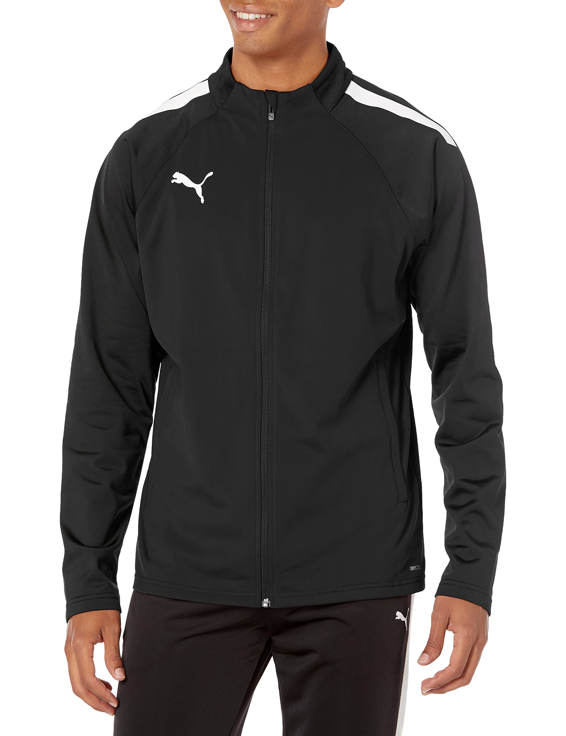 PUMA Mens Team Liga Training Jacket Large Black/White