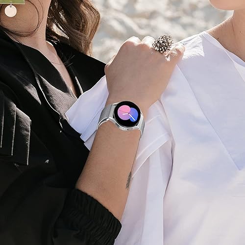Miniatura 7 de Correa milanesa para Samsung Galaxy Watch 654 de 1.575 pulgadas, 1.732 pulgadas, clásica, 1.772 pulgadas, 1.611 pulgadas, 1.654 pulgadas, correa