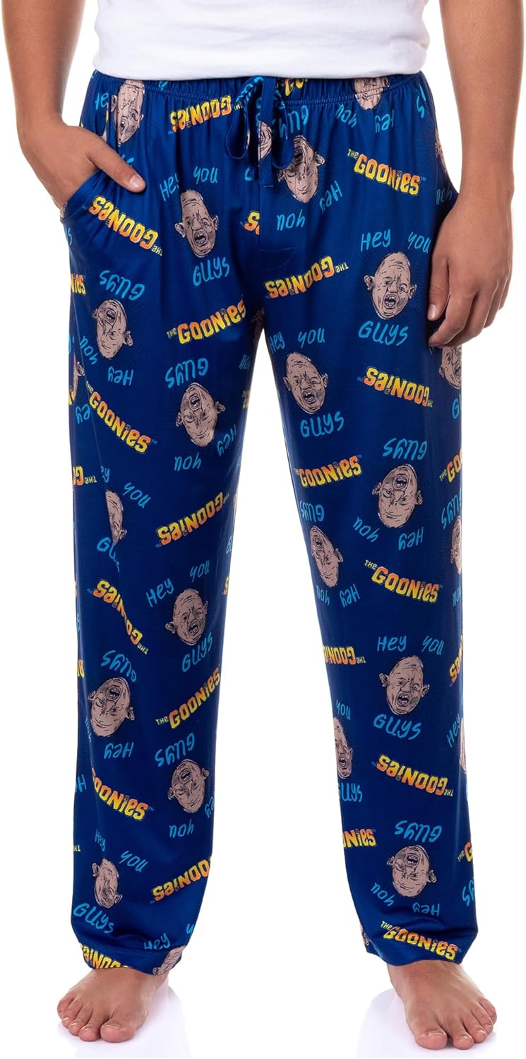 INTIMO The Goonies Men's Pajama Pants Hey You Guys Sloth Sleep Lounge Bottoms
