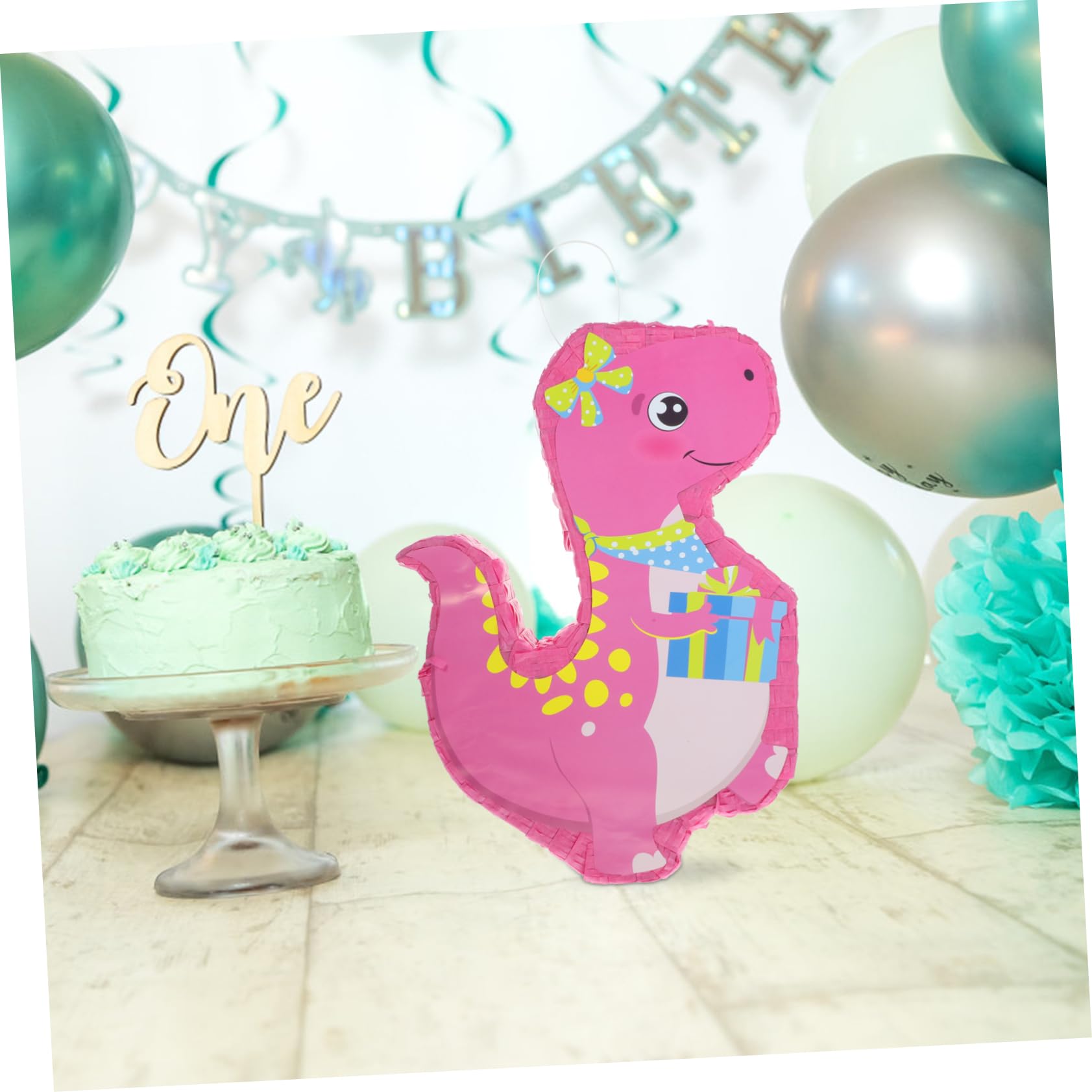 SOLUSTRE Three Dinosaur for Birthday Party Decoration Fun Festive Party Supplies Eye Catching Dino Theme Pinata for Celebrations