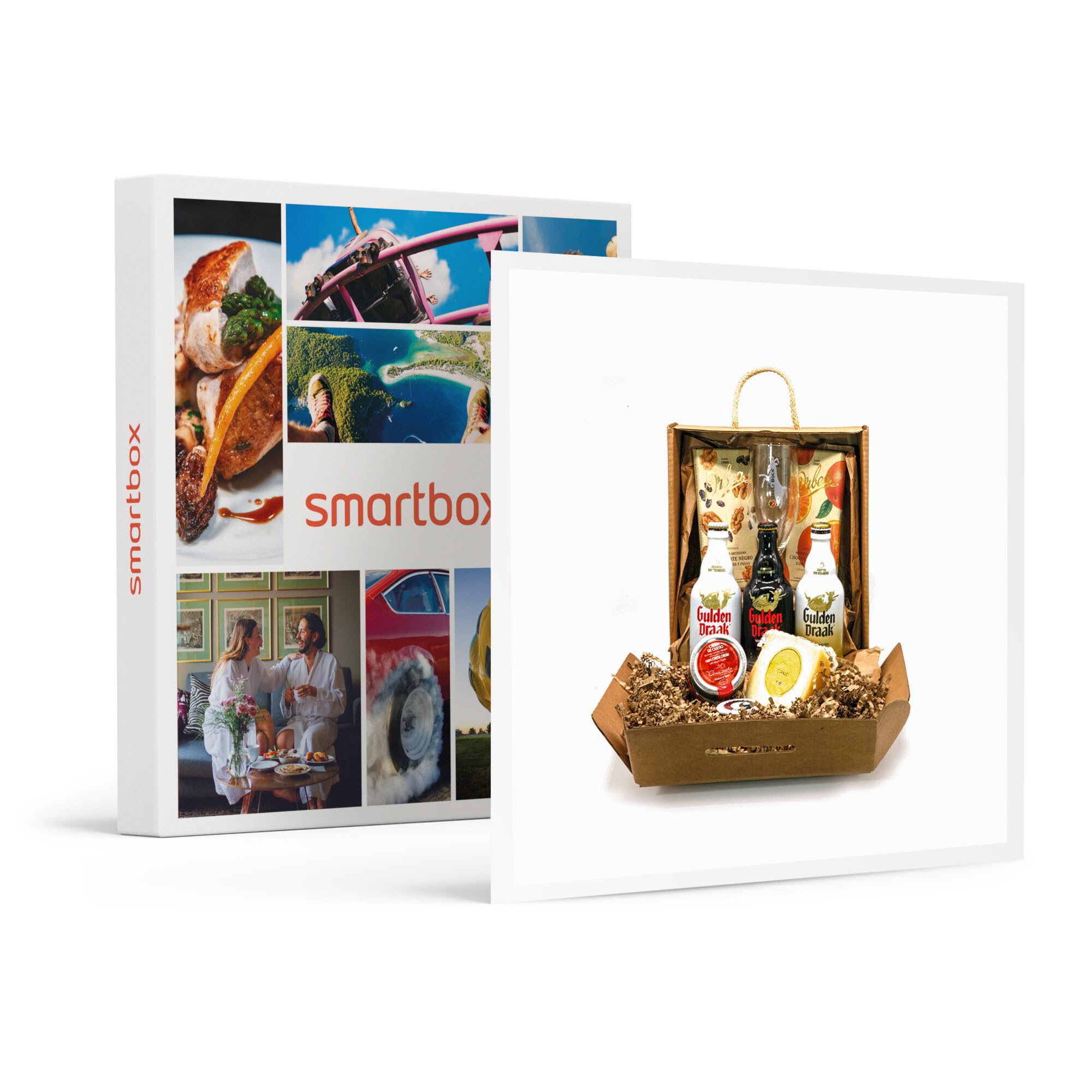 Smartbox - Caja Regalo Delicias a Domicilio - Idea de Regalo para Parejas - Pack con Cervezas, quesos y Chocolates para 1 Persona