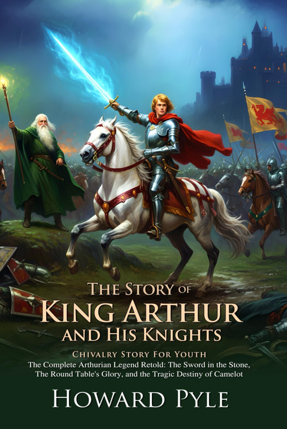 The Story of King Arthur and His Knights: Classic Medieval Adventure Restored: Heroic tales perfect for young fantasy readers – Illustrated Edition with Author Biography