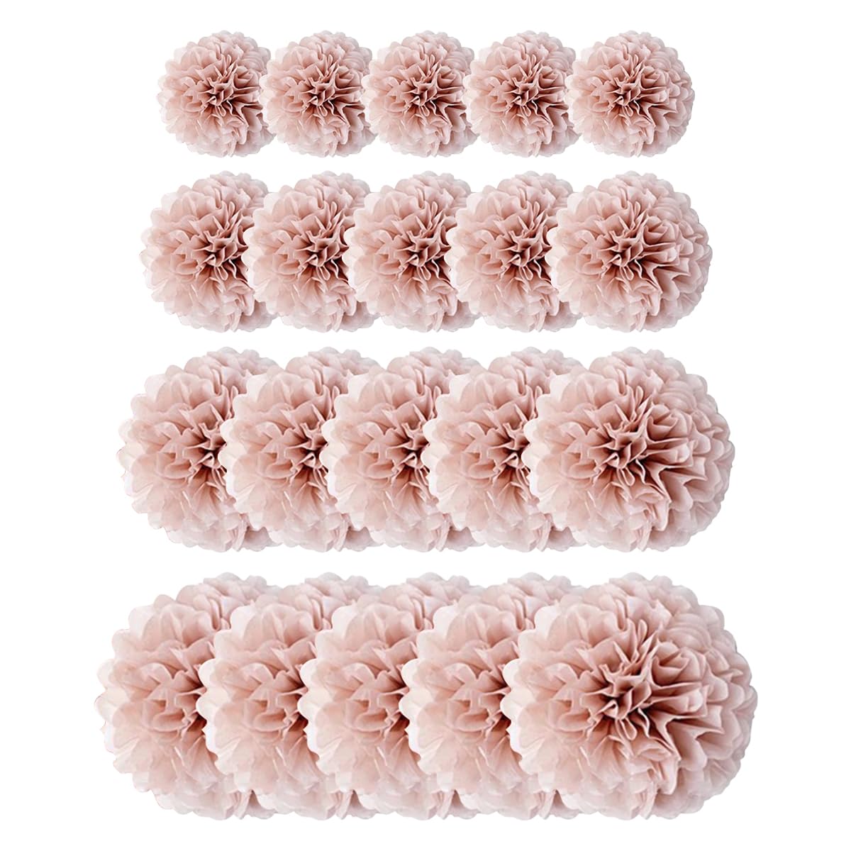 Boules de fleurs en papier pour décoration de salle de mariage et fêtes