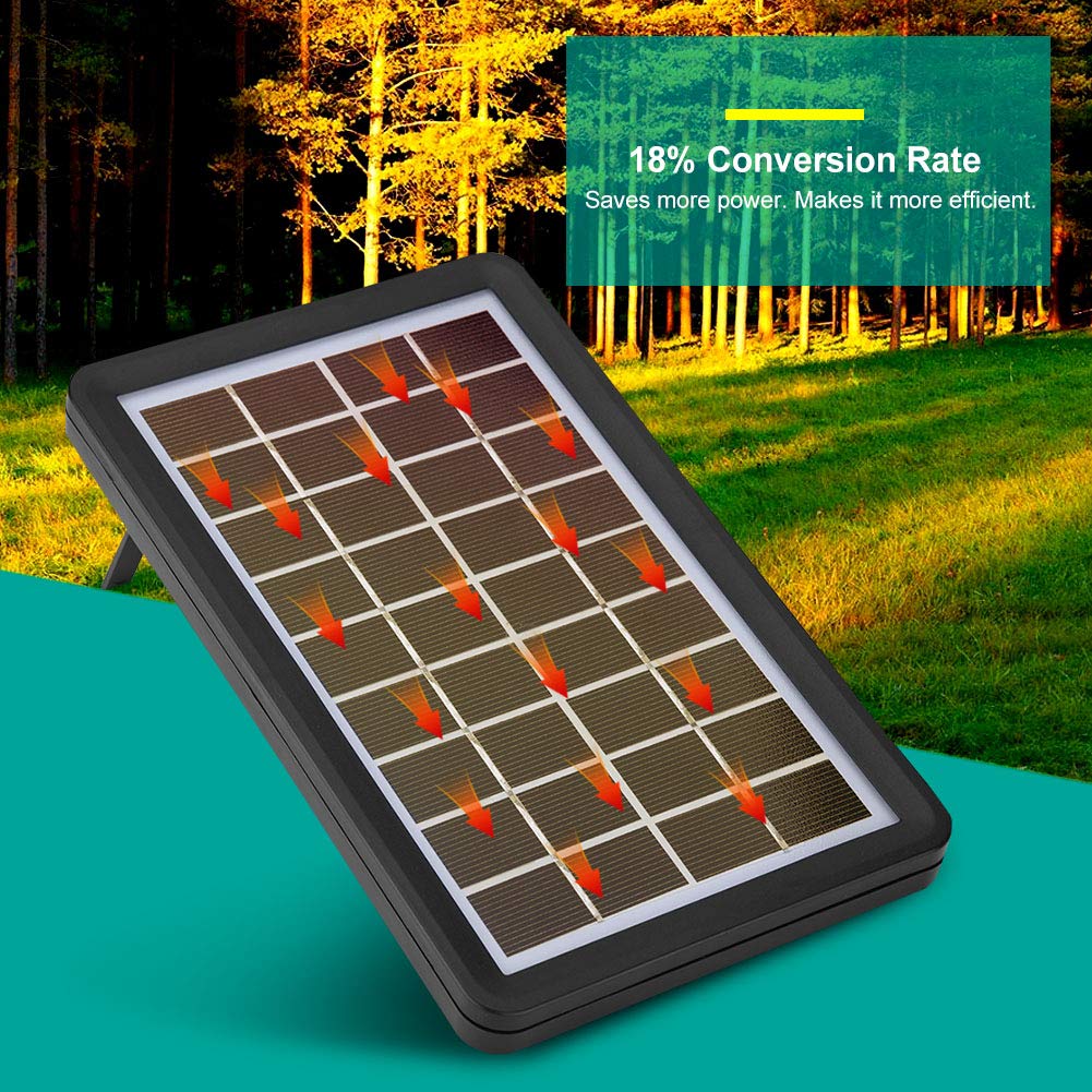 Richer-R ASHATA Pannello Solare, 9V 3W Solar Board Impermeabile al 93% di Celle Solari in Silicio Policristallino a Trasmissione di Luce