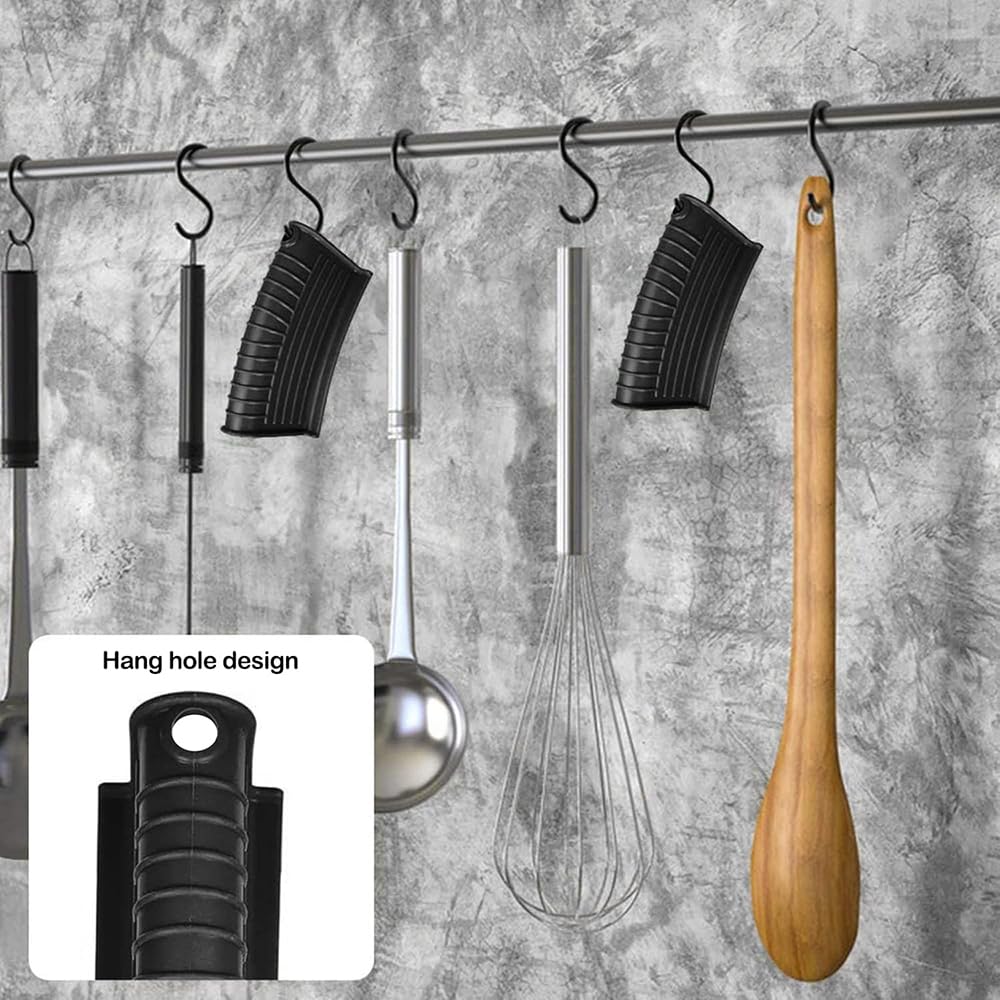 Fapiwen Silicone Cast Iron Handle Covers, 3 Pcs 4