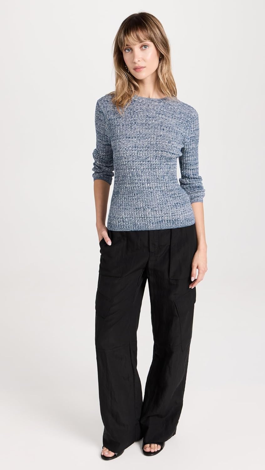 Vince Women's Marl Mock Neck Pullover - Image 5