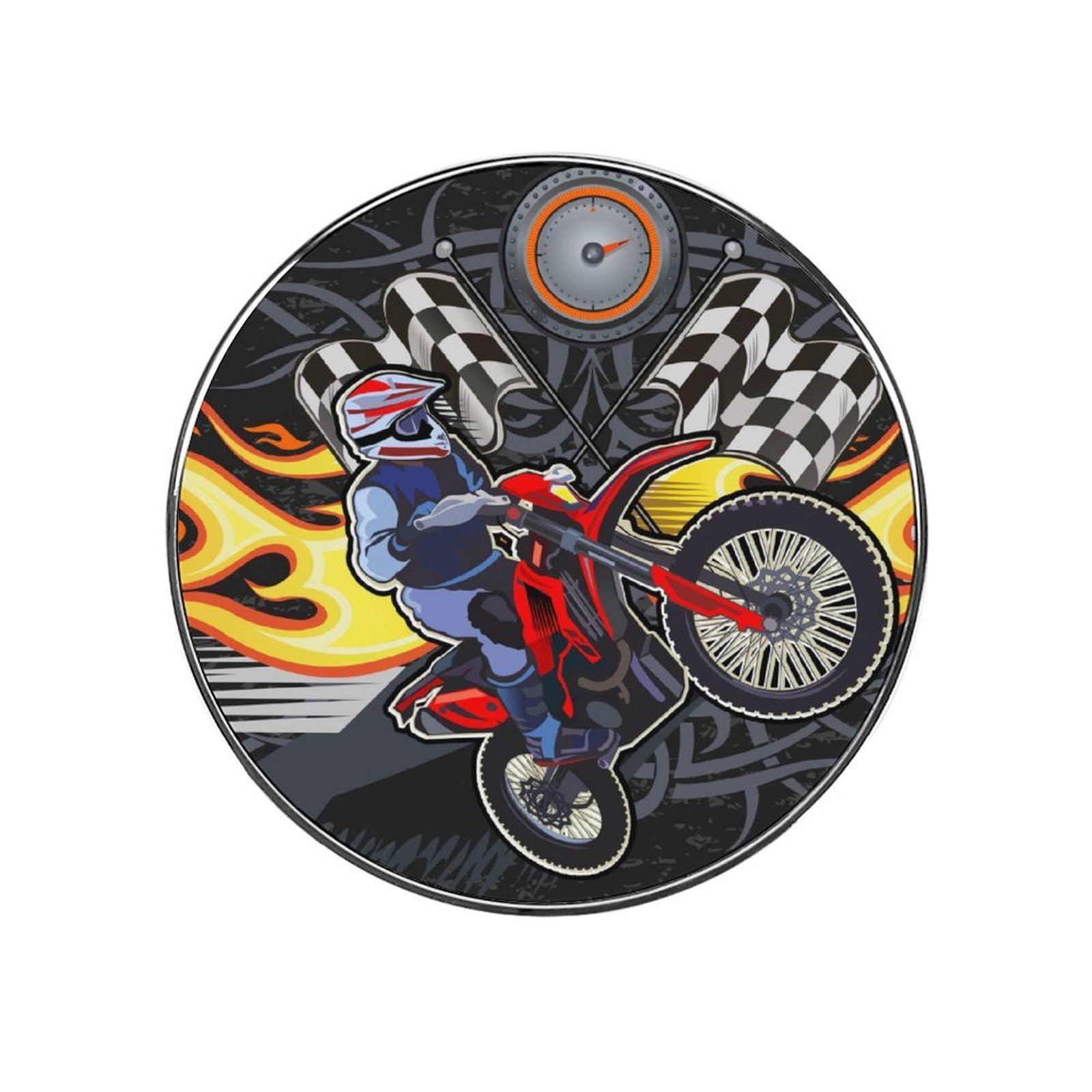 Fire Motorcycle Magnets For Fridge Kitchen Decoration For Refrigerators Whiteboards