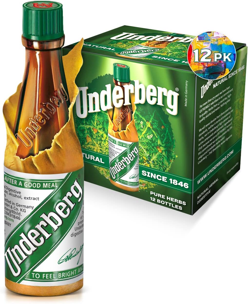 Underberg - One House Bar Pack of 12 Underberg bottles