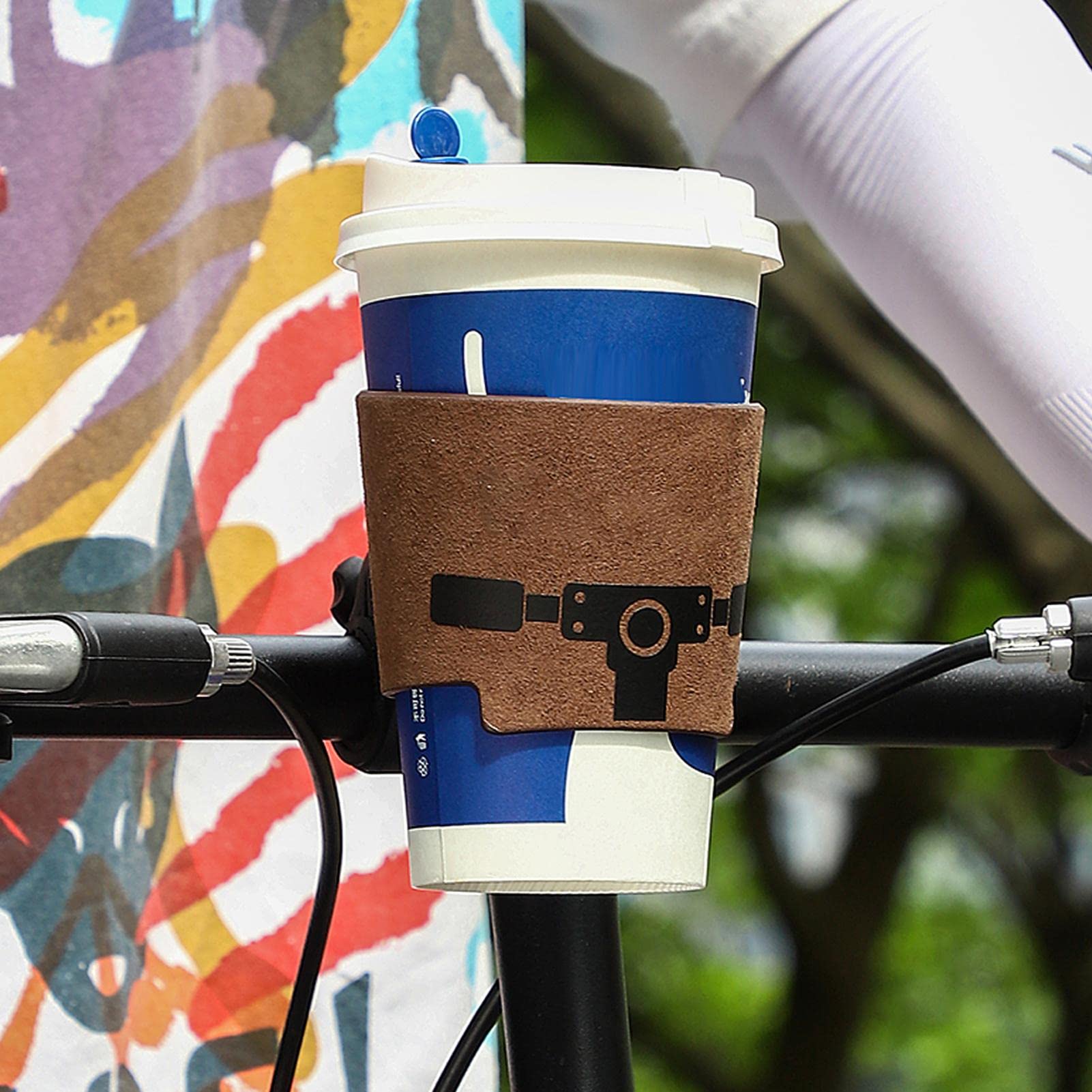 5 Skórzany uchwyt bidon rowerowy, Uchwyt bidon rowerowy Uchwyt bidon, Dzieci Doro?li Rowery e-Bike Cruiser Wózek inwalidzki Hulajnoga