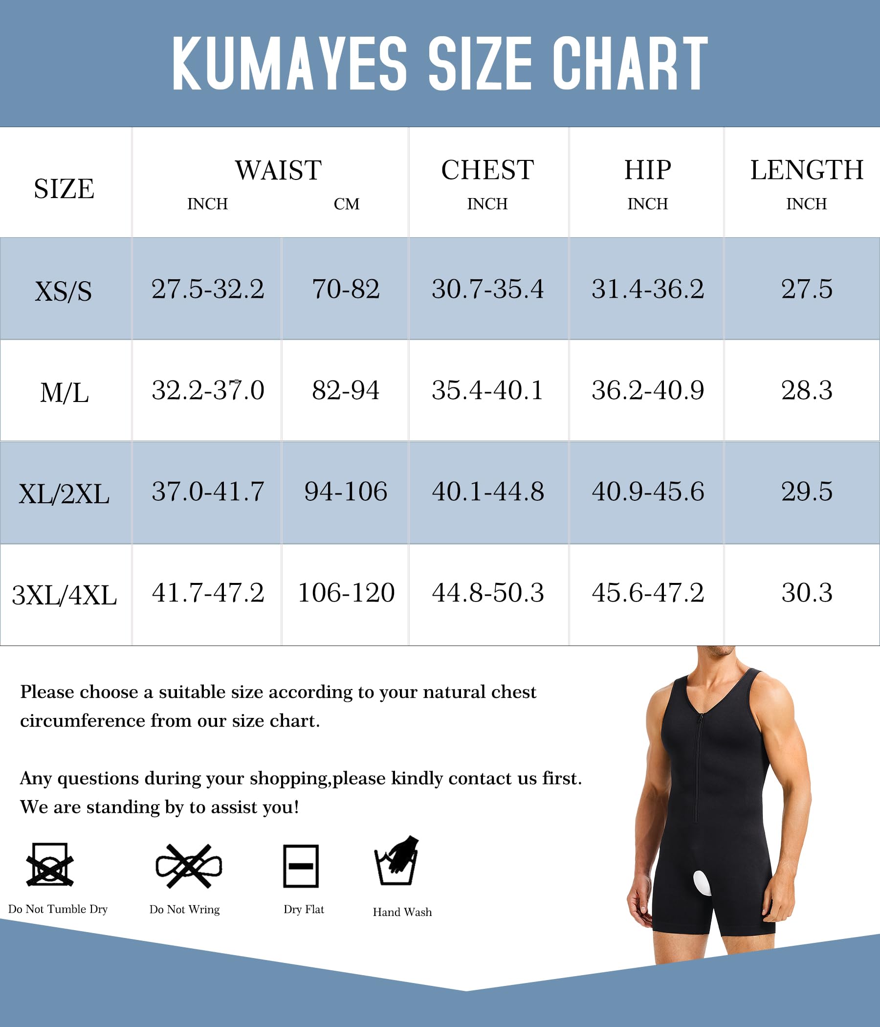 KUMAYES Débardeur Homme Sculptant Full Body Shaper sans Couture Gaine Ventre Plat Compression Shirt Minceur sous-vêtements