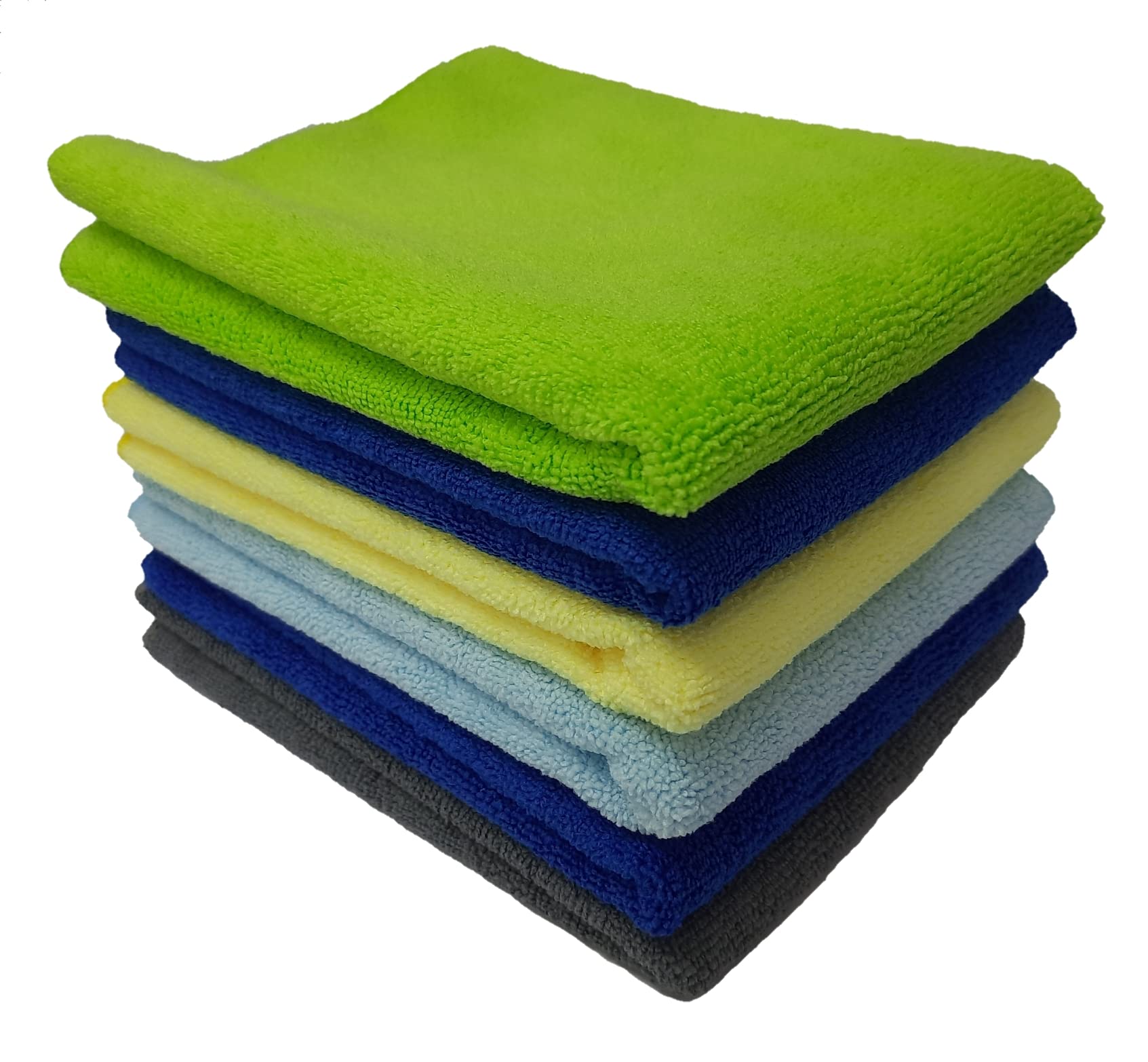 SOBBY Microfiber Cloths, 6pcs 40x40cms 340GSM Highly Absorbent, Lint and Streak Free, All -Purpose Cleaning Cloth for Kitchen, Car, Window, Stainless Steel, Silverware. (B095M61DRV) Amazon Price History, Amazon Price Tracker