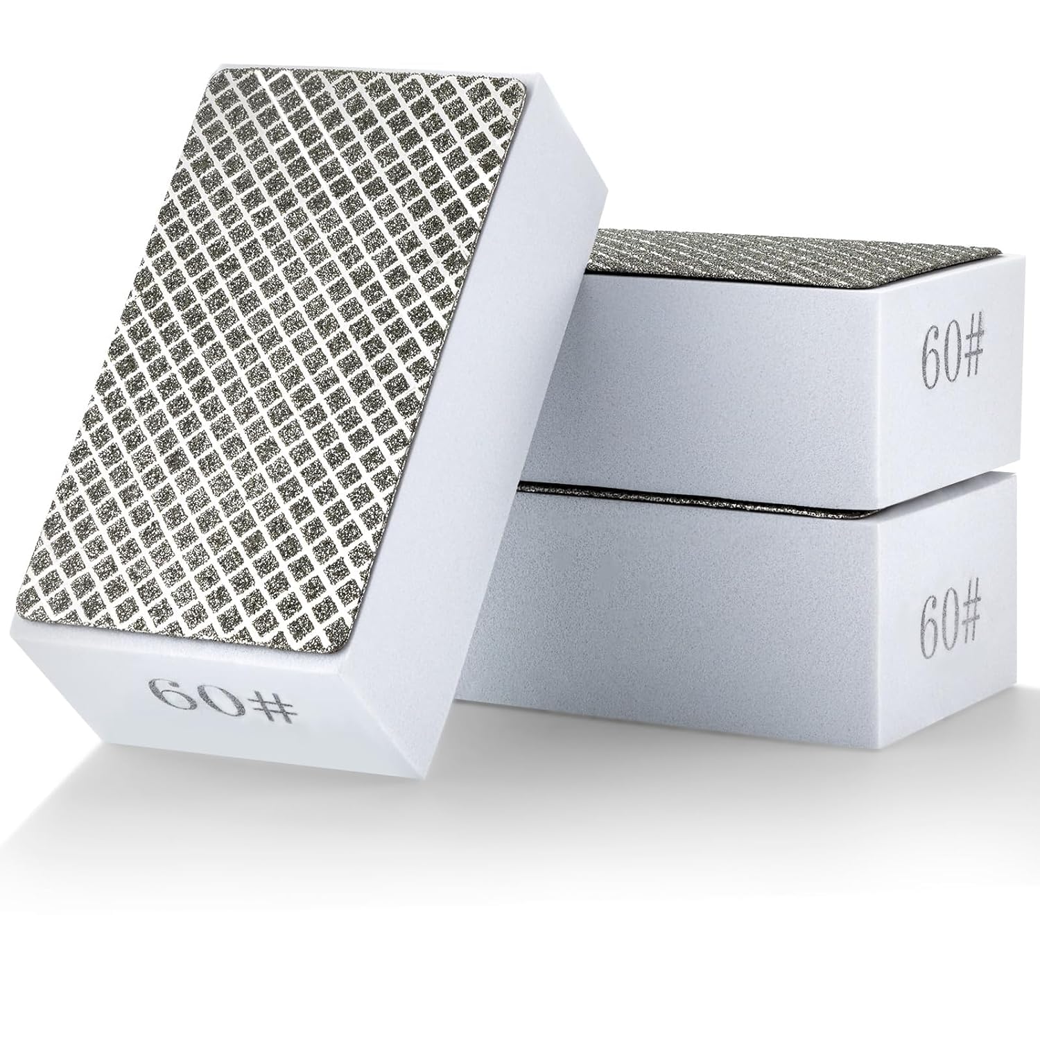 Diamond Hand Polishing Pads 60 Grit, Diamond Sanding Pads