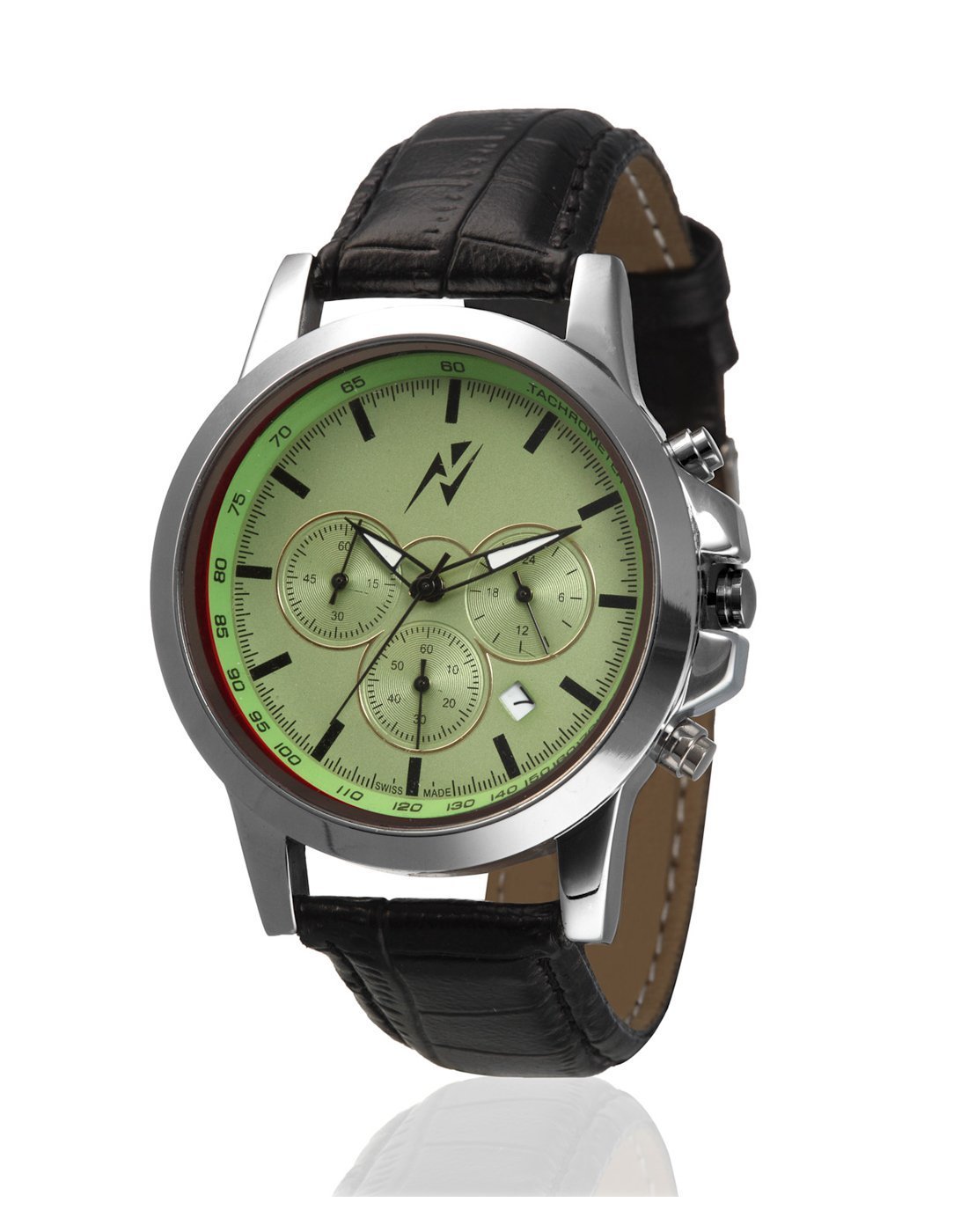 Men's Chronograph Watch - Green/Black