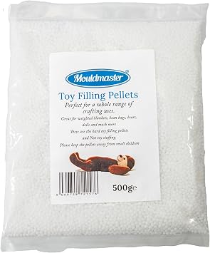 Mouldmaster Toy Filling pellets/Beads, 500g, Off White