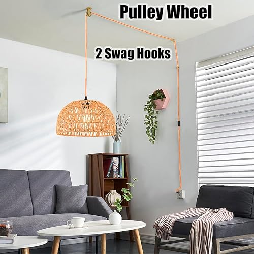 Miniatura 5 de Ganchos para colgar en el techo, gancho de luz colgante para lámpara de techo, ganchos de techo negros para plantas colgantes, lámpara de bricolaje