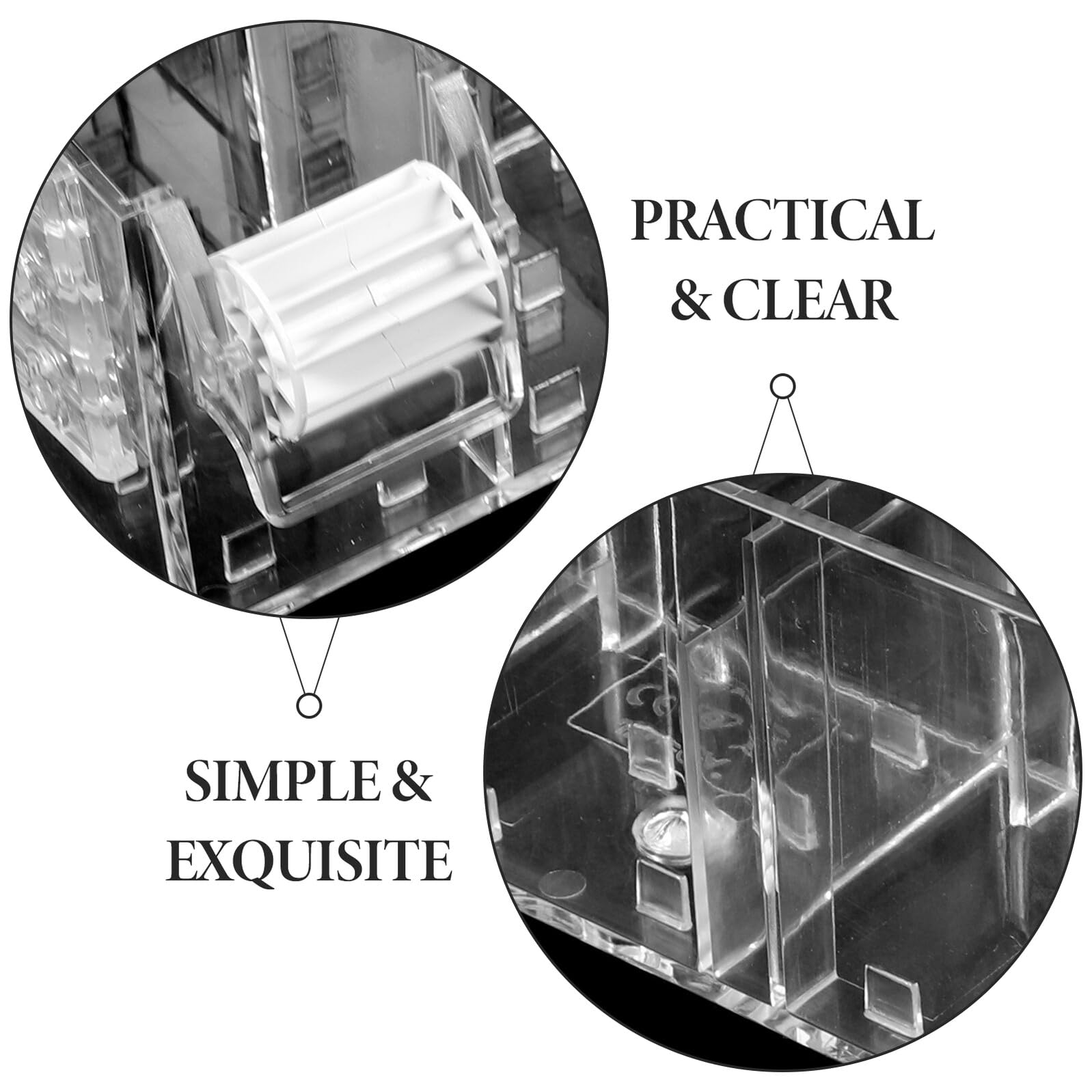 Mobestech Filtro Externo para Acuario Caja de Filtración Colgante con Bomba Integrada, Seis Compartimentos, Filtro Multifuncional Silencioso para Peceras, Caja de Goteo Acrílica