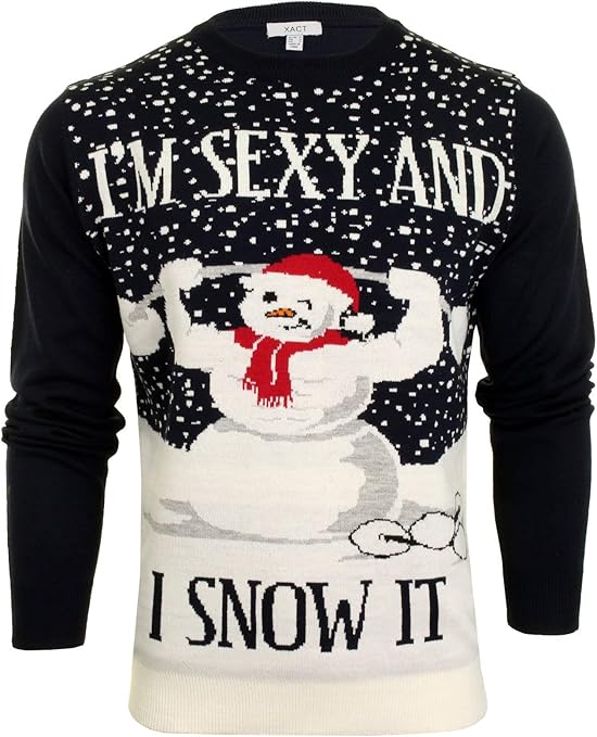 "Sexy and I Snow It" Christmas Jumper for Men