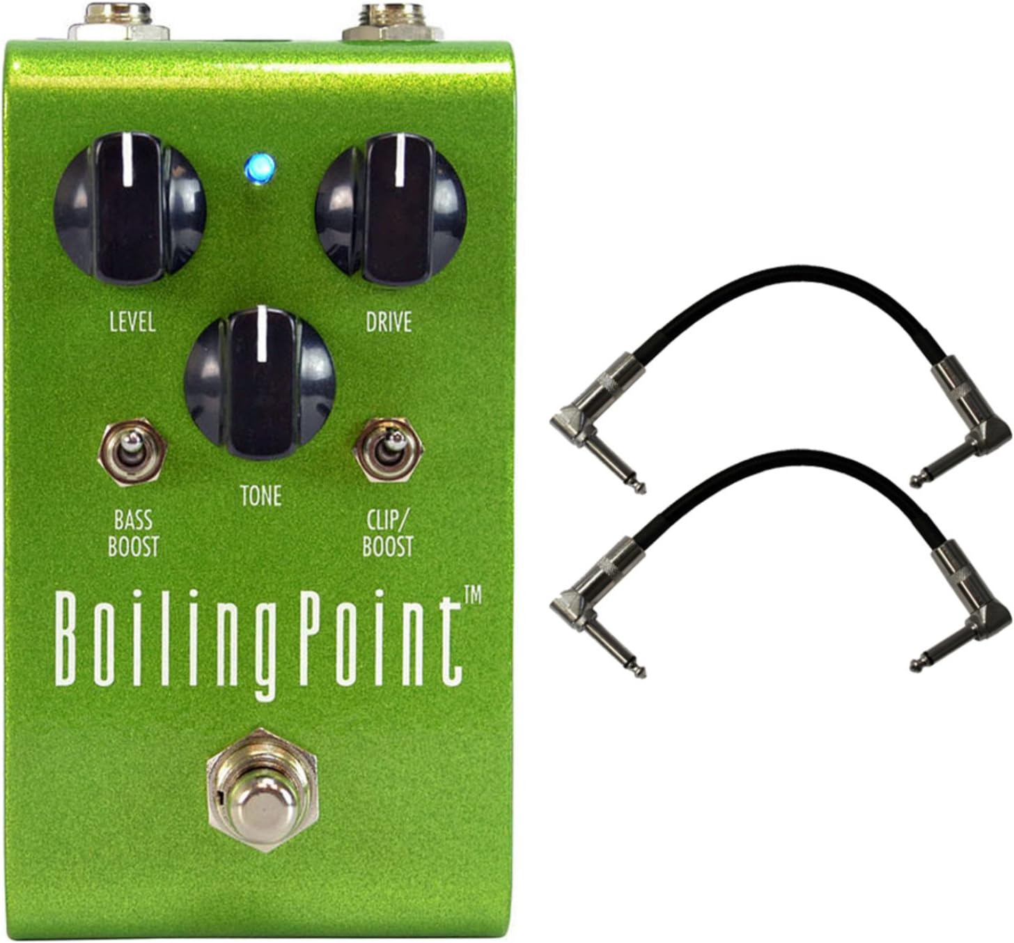 Rockbox Boiling Point Overdrive / Boost Pedal w/ 2 Cables