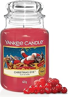 Yankee Candle Scented Candle | Christmas Eve Large Jar Candle | Long Bur...