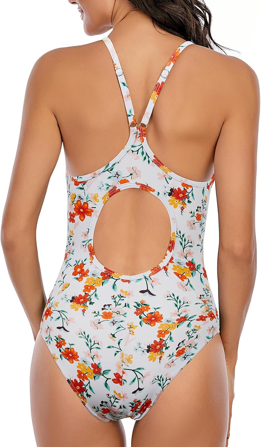 Century Star One Piece Swimsuit Women Bathing Suit for Teens one Piece Juniors Athletic Adjustable Strap One Piece Swimsuit - Image 4