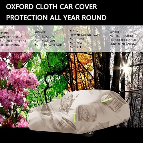 Miniatura 5 de car Cover for  Abarth 595 Pista,Eight Wonders of The World Waterproof and Snowproof car Covers (Patented Design)