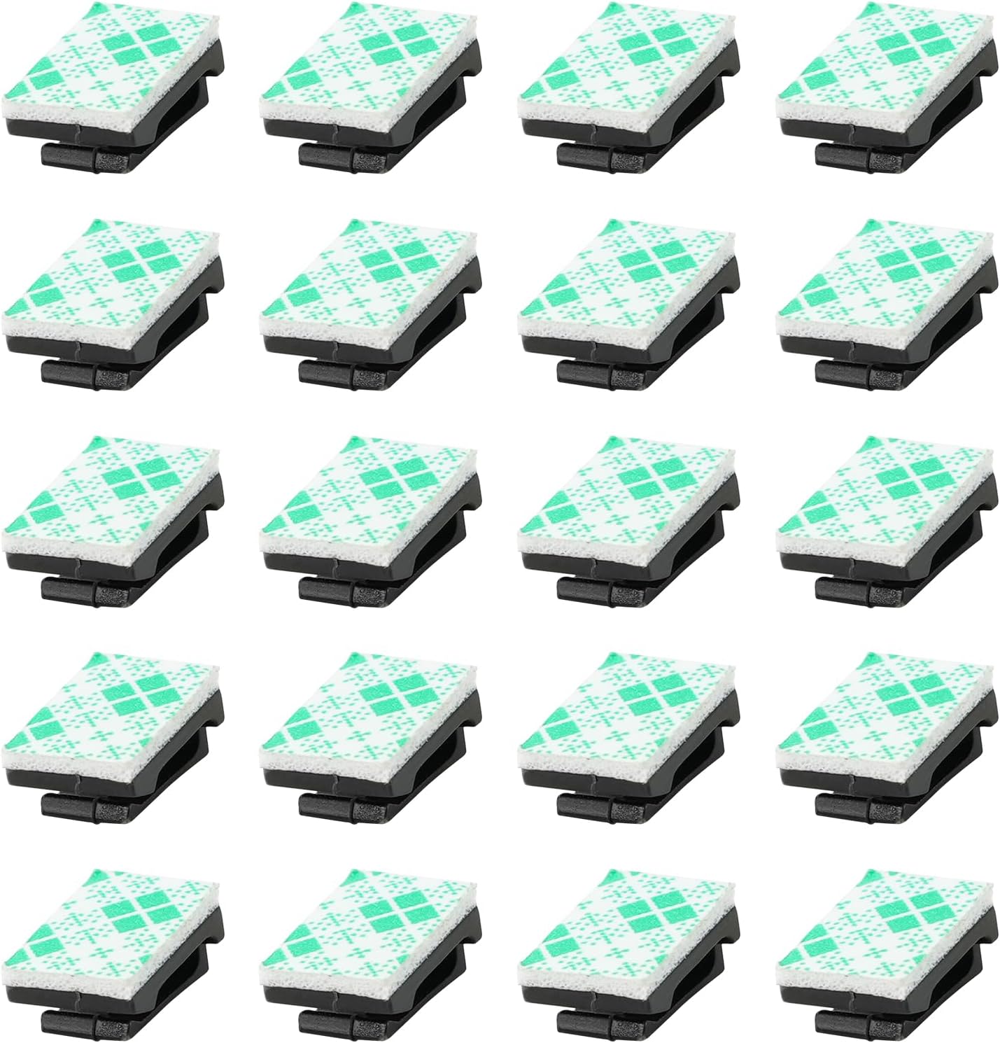 20Pcs RC Universal Wire Clips Cable Management Clips with Adhesive Backing