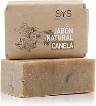 Natural SYS Soap 100g Cinnamon. 100% Natural Vegan with Essential Oils Therapeutic Care Blackheads Repair and Hydrate Face and Body. Vegan