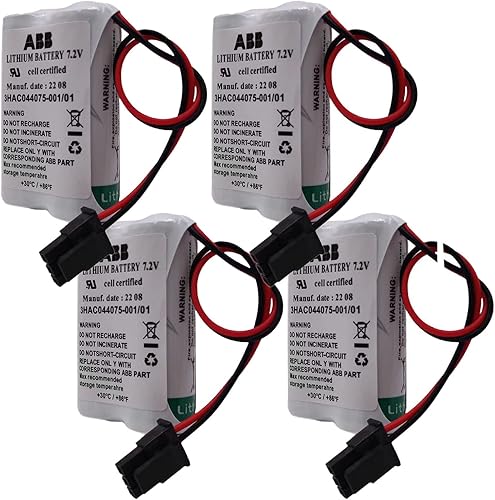 3HAC044075-00101 7.2V SMB Batería para ABB Robot CPU ABBTA521 ABB3HAC16831-1