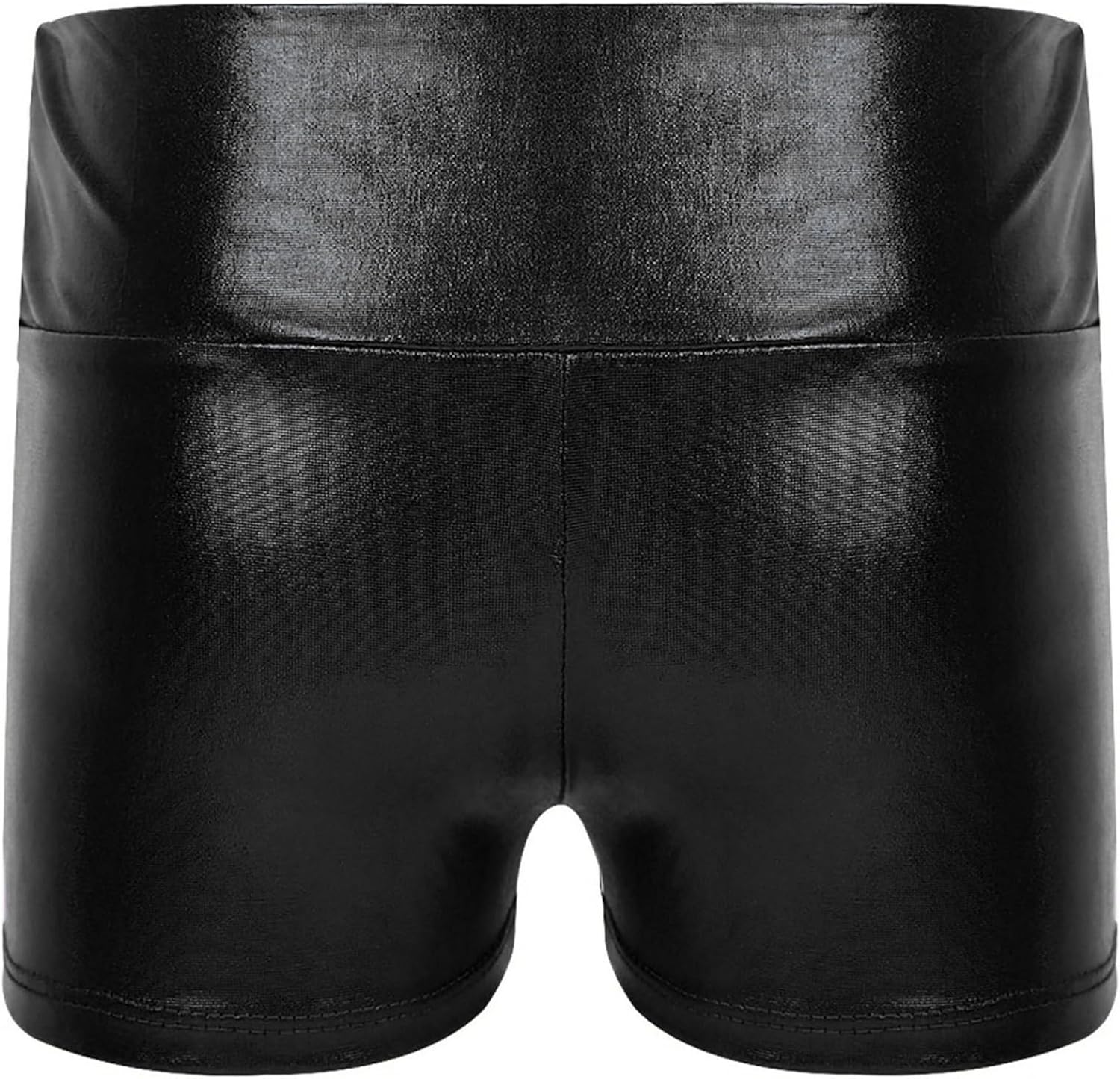 Oyolan Womens Metallic Booty Shorts Shiny Sexy Hotpants for Rave Dance Disco Party Costume