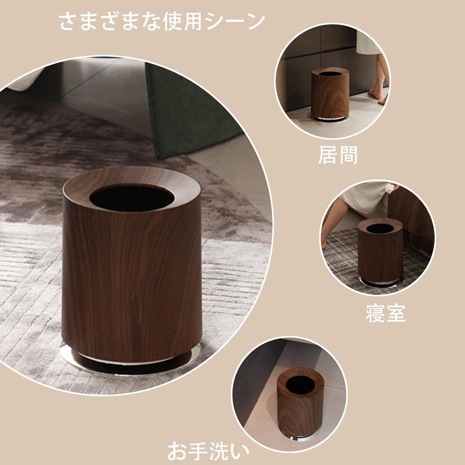 家にあるゴミ箱です。 アスベル ゴミ箱 43L 3段 資源ゴミ 分別ワゴン ワイド （ ごみ箱