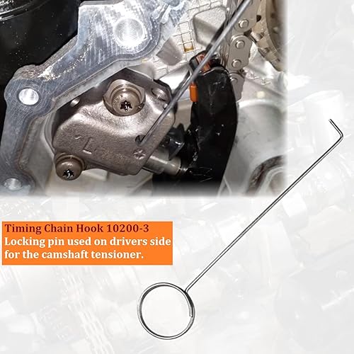 Miniatura 4 de Bolaxin 6 herramientas de cadena de distribución Phaser de árbol de levas compatibles con VW Chrysler Jeep Dodge 3.6L 10200A 10369A 10202A