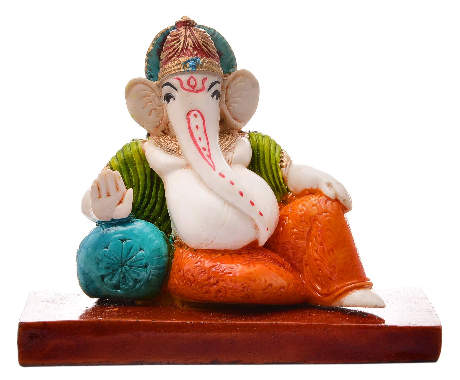 Handcrafted Lord Ganesha Figurine - Eco Friendly Idol -2 Handcrafted Lord Ganesha Figurine - Eco Friendly Idol -2