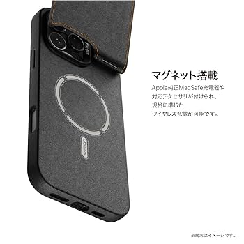 iPhone16 Pro Max ケース ゼンマイ式スタンド MagSafe 黒 Amazon.co.jp: 【カチッ！2025新開発・安定性】TORRAS iphone 15