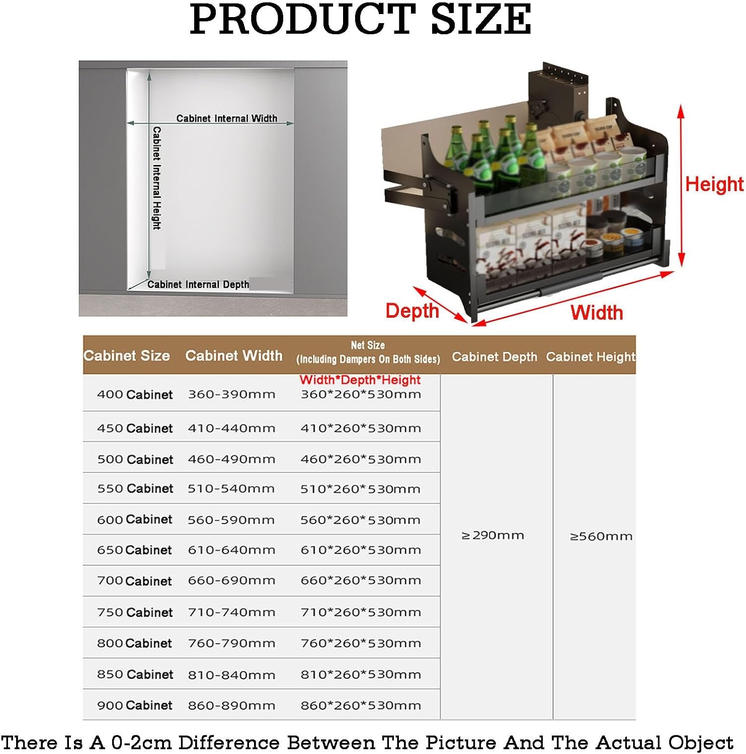 High Cabinet Open Door Pull-Down Rack,Lifting Basket Wall Cabinet,Damping Buffer Basket,Space Saving for Home Bar Cafe，400Mm