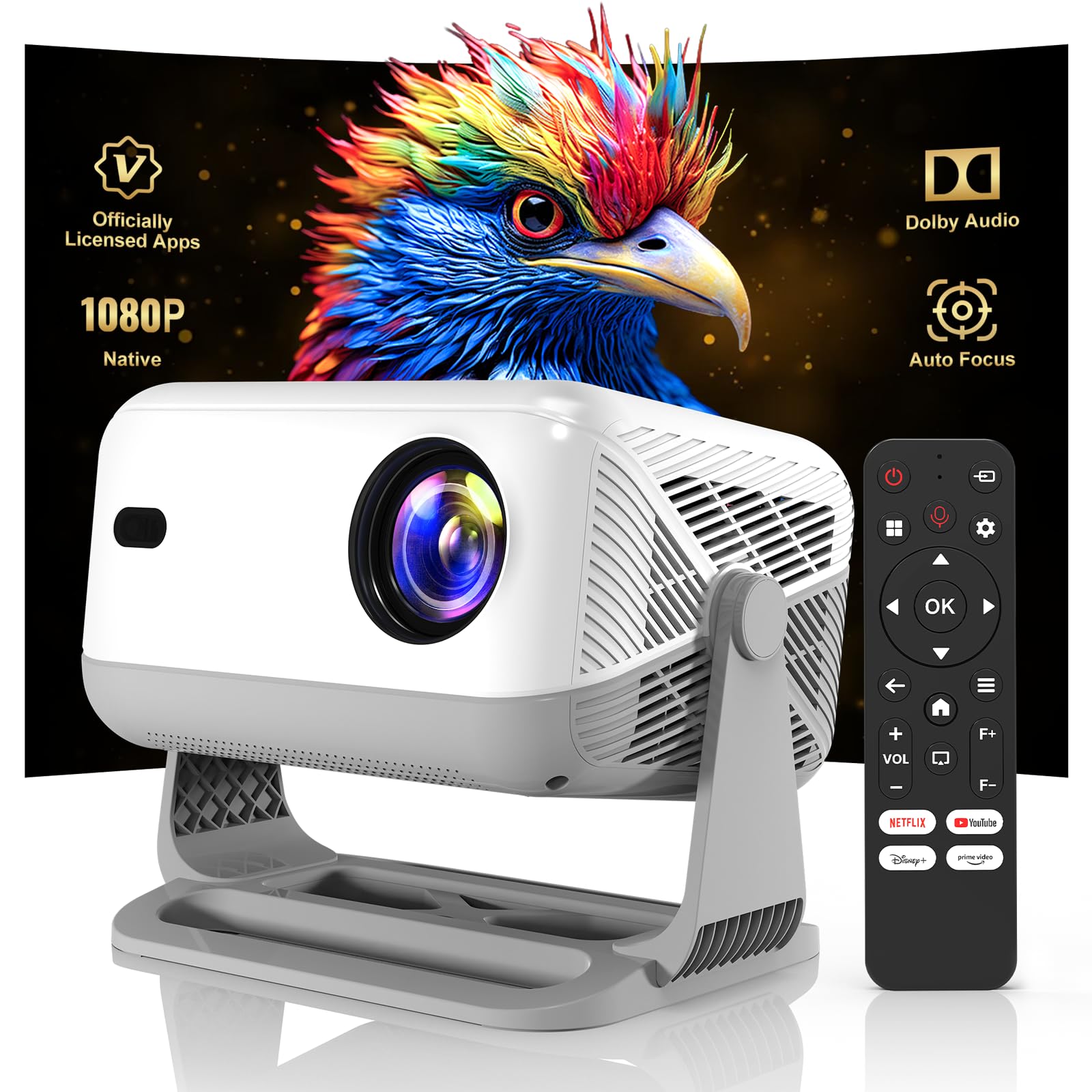 Amazon.com: Compatible with Netflix Smart Projector with Whale TV