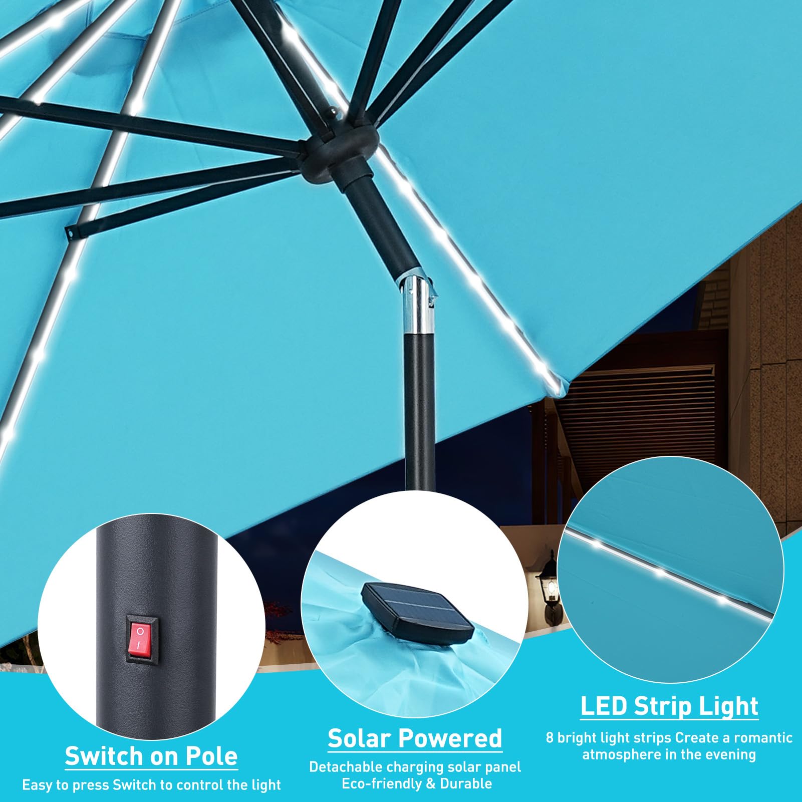aleko umb10l24bg solar powered led lighted patio table umbrella GDY 10 ft with Base, 8 Ribs 8 Strip Lights and Push Button Tilt & Crank Outdoor Umbrella (Blue) : Patio, Lawn & Garden DAIWA Spinning Reel 16EMERALDAS and more all in 2026-harley-davidson-cvo-custom-cvo-road-glide-st--fltrxstse--esr4031646 SHIELD TREATMENT:SILVER MIRROR AS/AS